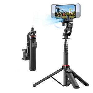 AI Face Tracking Gimbal Stablizer Extra-long Multifunctional Stable Tripod Selfie Stick 1.38M